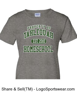 Ladies Tahlequah Homeschool T-Shirt Design Zoom